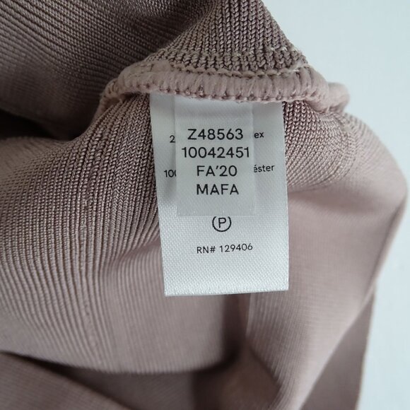 Venus Sleeveless Fringe Hem Knit Flapper Dress Mauve Women Size 12 Party NEW - Picture 10 of 14